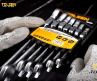 15259 7pcs Flexible Head Combination Ratchet Spanner Set