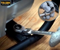 15259 7pcs Flexible Head Combination Ratchet Spanner Set