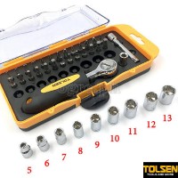 20035 38pcs 1/4" Drive Bits and Sockets Set
