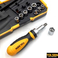 20041 42pcs 1/4" Drive Bits and Sockets Set