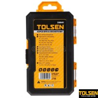 20041 42pcs 1/4" Drive Bits and Sockets Set