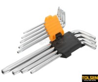 20056 9pcs Long Arm Torx Hex Key Set (T10-T50)