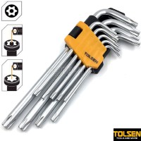 20056 9pcs Long Arm Torx Hex Key Set (T10-T50)