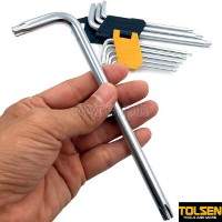 20056 9pcs Long Arm Torx Hex Key Set (T10-T50)