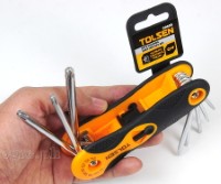 20059 8pcs Folding Torx Hex Key Set