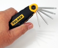 20069 8pcs Folding Torx Hex Key Set