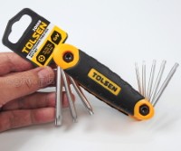 20069 8pcs Folding Torx Hex Key Set