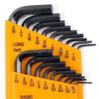 20094 36Pcs Inch & Metric Hex Key Set