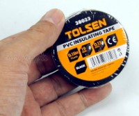 38023 PVC Insulating Tape Black 19mm Pack of 3 Rolls