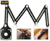 41045 Six Fold Multi Angle Ruler and Drill Hole Locator