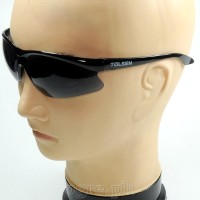 45073 Polycarbonate Black Safety Goggles