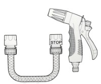 57101 Adjustable Nozzle with Soft Trigger Handle