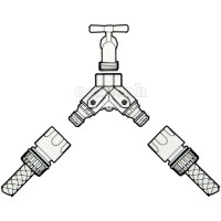 57116 Two-way Y-Switch Coupling