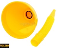 65230 145mm (5.7") Polyethylene Funnel with Stainless Mesh