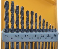 75080 13pcs HSS Drill Bits Set (1.5-6.5mm)
