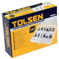 75680 12pcs Carbide Router Bits Set