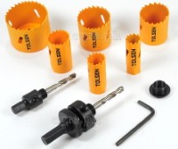 75861 9pcs Bi-Metal Hole Saw Set