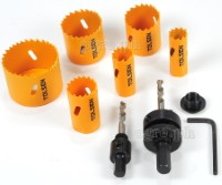 75861 9pcs Bi-Metal Hole Saw Set