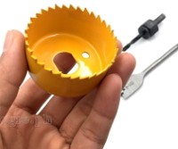 75868 3pcs Door Lock Hole Saw Set