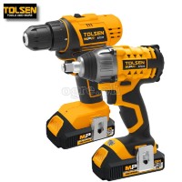 20V Cordless Drill and Impact Wrench Combo Kit