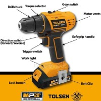 20V Cordless Drill and Impact Wrench Combo Kit