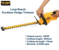 20v 450mm Long Reach Cordless Hedge Trimmer