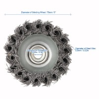 TAC32031.2 75mm (3”) Industrial Wire Cup Brush