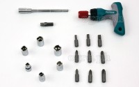 TACSD30181 18 Pcs T-Handle Ratchet with Bits Set