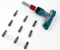 TACSD30181 18 Pcs T-Handle Ratchet with Bits Set