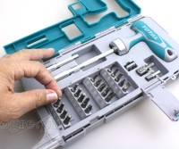 TACSD30256 T-Handle Ratchet with Bits 25 Pcs Set
