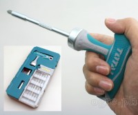 TACSD30256 T-Handle Ratchet with Bits 25 Pcs Set