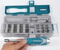 TACSD30336 33Pcs Ratchet Screwdriver Plus Bits Set