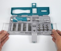 TACSD30336 33Pcs Ratchet Screwdriver Plus Bits Set