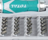 TACSD30336 33Pcs Ratchet Screwdriver Plus Bits Set