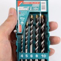 TACSD5051 5-pcs Masonry Drill Bits Set