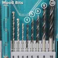 TACSDL11601 16 Pcs Assorted Drill Bits Set