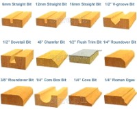 TACSR0121 12 pcs Router Bits Set