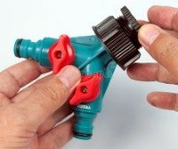 THHC1202 Two-way Y Swivel Coupling (for 1” and 3/4” taps)
