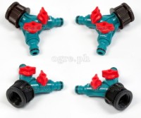 THHC1202 Two-way Y Swivel Coupling (for 1” and 3/4” taps)
