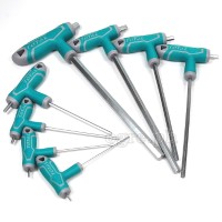 THHW8081 8 Pcs Industrial T-Handle Hex Wrench Set