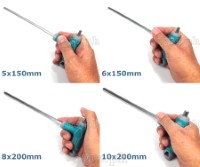 THHW8081 8 Pcs Industrial T-Handle Hex Wrench Set