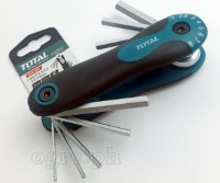 THT106182 8 pcs Folding Hex Keys Set