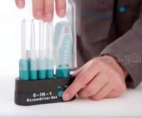 THT250906 9 pcs Interchangeable Screwdriver Set