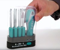 THT250906 9 pcs Interchangeable Screwdriver Set