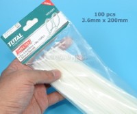 THTCT2001 Pack of 100pcs Cable Ties 3.6 x 200mm
