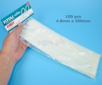THTCT3001 Pack of 100pcs Cable Ties 4.8 x 300mm