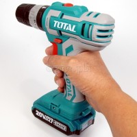 TIDLI20025 Cordless Impact Drill Set (with 2 x 20V Lithium-Ion Batteries and Charger)