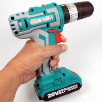 TIDLI20025 Cordless Impact Drill Set (with 2 x 20V Lithium-Ion Batteries and Charger)