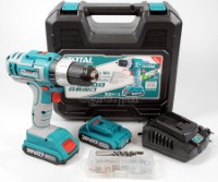 TIDLI20031 Cordless Impact Drill Set (with 2 x 20V Lithium-Ion Batteries and Charger)