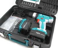 TIDLI228180 Cordless Impact Drill Set 18V Li-Ion